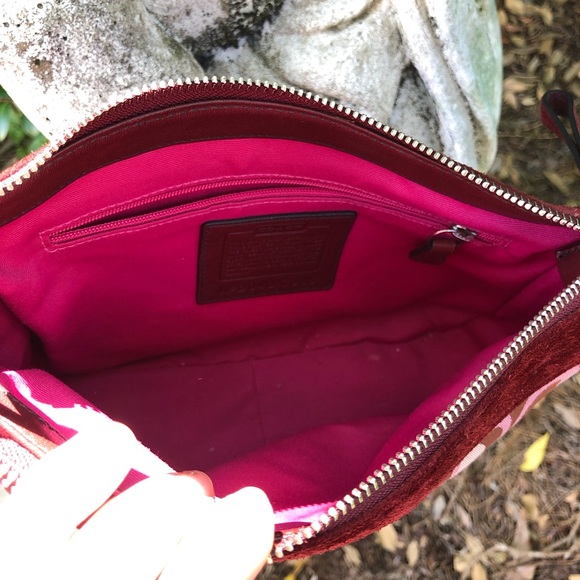 Vintage purple coach bag - Picture 3 of 3